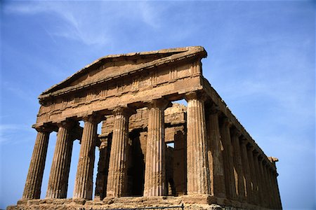 Temple of Concord Agrigento, Sicily Stock Photo - Rights-Managed, Code: 700-00181609