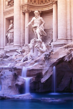fontana di trevi - Trevi Fountain Rome, Italy Fotografie stock - Rights-Managed, Codice: 700-00181618