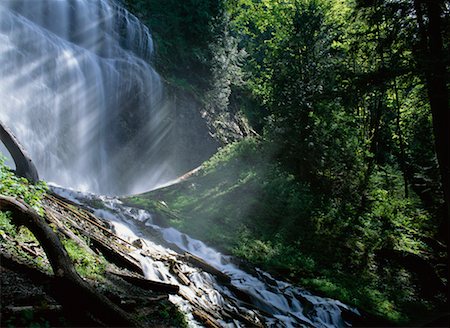 Bridal Veil Falls British Columbia, Canada Stock Photo - Rights-Managed, Code: 700-00181850