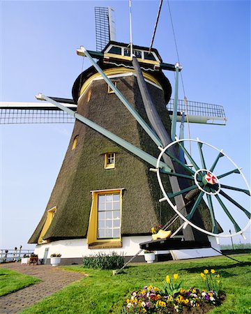 simsearch:700-00182220,k - Windmill Leidschendam, Netherlands Stock Photo - Rights-Managed, Code: 700-00182219