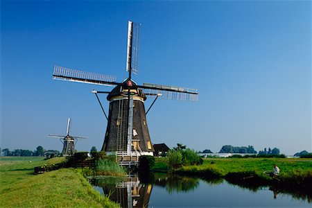 simsearch:700-00182220,k - Windmills Liedschendam, Netherlands Stock Photo - Rights-Managed, Code: 700-00182224