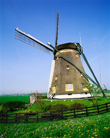 simsearch:700-00182220,k - Windmill Leidschendam, Netherlands Stock Photo - Rights-Managed, Code: 700-00182220