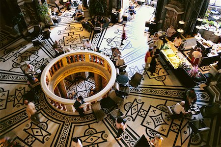 patterned tiled floor - Museum of Fine Arts Vienna, Austria Stock Photo - Rights-Managed, Code: 700-00183532