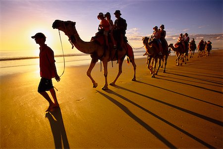 Camel Ride at Cable Beach Broome, Western Australia Stock Photo - Rights-Managed, Code: 700-00183583