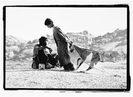 Father and Son, Algeria Fotografie stock - Rights-Managed, Codice: 700-00183811