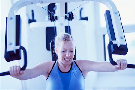 Woman Working Out at Gym Stock Photo - Rights-Managed, Code: 700-00194712