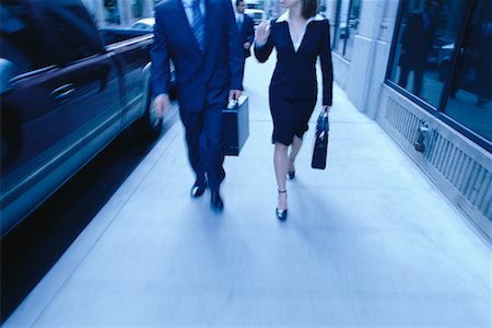 Business People Walking Outdoors Stock Photo - Rights-Managed, Code: 700-00195332