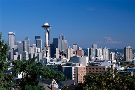 simsearch:841-05784307,k - Skyline de Seattle Seattle, Washington, USA Photographie de stock - Rights-Managed, Code: 700-00195453