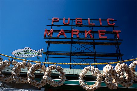 Public Market Seattle, Washington, USA Stock Photo - Rights-Managed, Code: 700-00195465