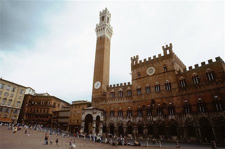 Piazza del Campo Siena, Italie Photographie de stock - Rights-Managed, Code: 700-00195566