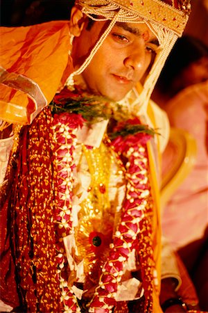 simsearch:700-03587192,k - Portrait of Indian Groom Stock Photo - Rights-Managed, Code: 700-00195614