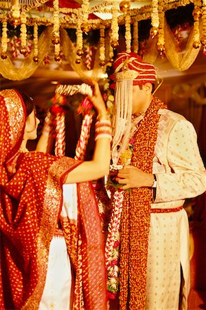 simsearch:700-00195615,k - Indian Wedding Ceremony Foto de stock - Con derechos protegidos, Código: 700-00195618