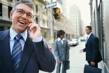 simsearch:700-00064433,k - Businessman on Cell Phone Stock Photo - Rights-Managed, Code: 700-00195711