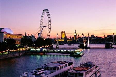 simsearch:700-00197866,k - Thames et London Eye Londres Photographie de stock - Rights-Managed, Code: 700-00195775
