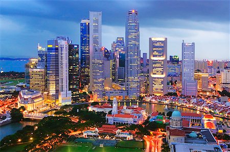 r ian lloyd asia dawn singapore - Skyline Singapore Stock Photo - Rights-Managed, Code: 700-00195929