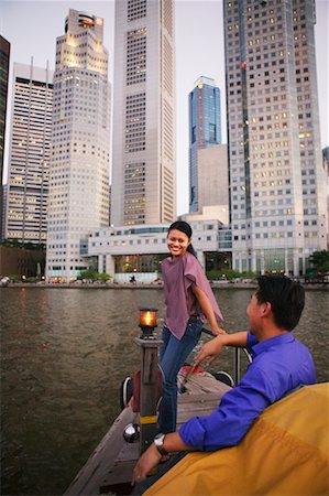 r ian lloyd asia dawn singapore - Couple on Bumboat Singapore River, Singapore Stock Photo - Rights-Managed, Code: 700-00195957