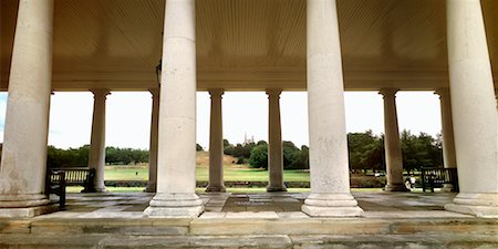 Greenwich Park and Observatory Through Maritime Museum Greenwich, England Stock Photo - Rights-Managed, Code: 700-00196718