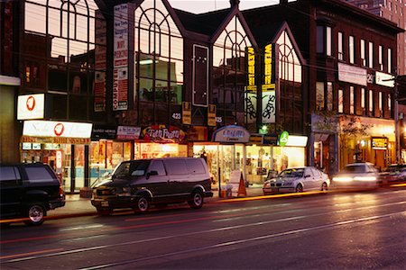 queen street - Queen Street Toronto, Ontario, Canada Fotografie stock - Rights-Managed, Codice: 700-00198193