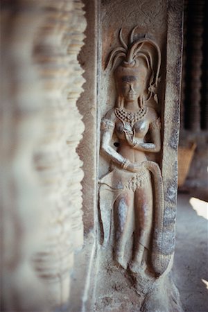 Sculpture Angkor Wat, Cambodia Stock Photo - Rights-Managed, Code: 700-00199251