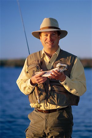 Fly fishing straw hat Stock Photos - Page 1 : Masterfile
