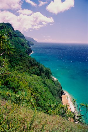 Na Pali Coast Kauai, Hawaii USA Foto de stock - Con derechos protegidos, Código: 700-00199602