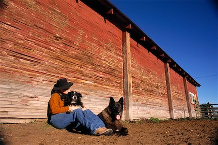 simsearch:700-00520770,k - Woman with Dogs Outside Foto de stock - Con derechos protegidos, Código: 700-00199703