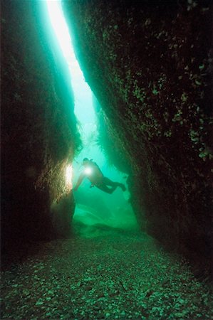 submarinista (mujer) - Scuba-Diver Foto de stock - Con derechos protegidos, Código: 700-00190054