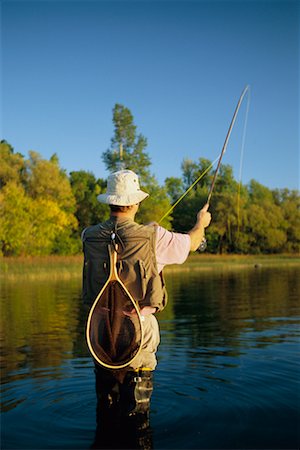 rio ottawa - Fly Fishing Ottawa River, Ontario, Canada Foto de stock - Direito Controlado, Número: 700-00190836