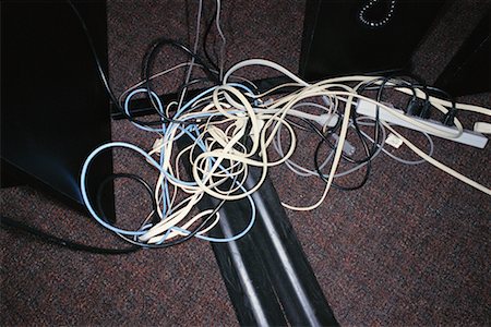 simsearch:700-00094591,k - Tangled Wires Stock Photo - Rights-Managed, Code: 700-00190897