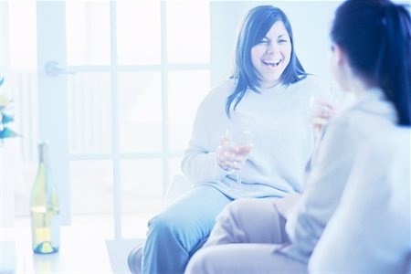 Women Drinking Wine Stock Photo - Rights-Managed, Code: 700-00193399