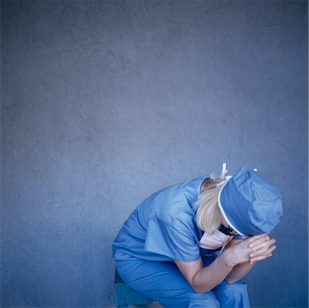 simsearch:700-00560480,k - Surgeon With Head in Hands Stock Photo - Rights-Managed, Code: 700-00268139