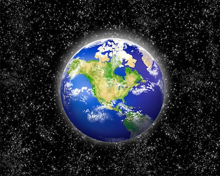 simsearch:700-00074544,k - Erde aus dem Weltraum Stockbilder - Lizenzpflichtiges, Bildnummer: 700-00268239
