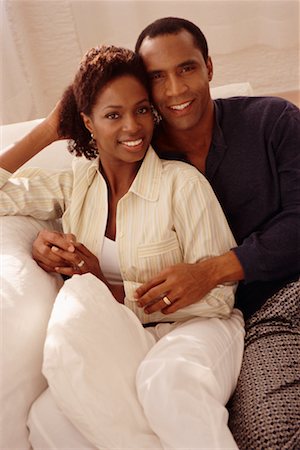 Couple on Sofa Stock Photo - Rights-Managed, Code: 700-00268429