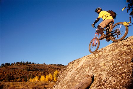 simsearch:700-00429922,k - Man Mountain Biking Stock Photo - Rights-Managed, Code: 700-00268803