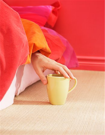 Woman Grabbing Morning Coffee Stock Photo - Rights-Managed, Code: 700-00269133