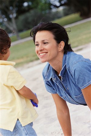 Mother and Child Outdoors Fotografie stock - Rights-Managed, Codice: 700-00269580