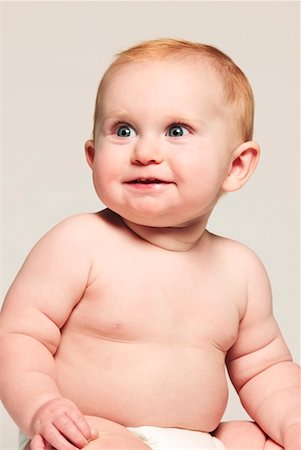 pausbacken - Porträt eines Babys Stockbilder - Lizenzpflichtiges, Bildnummer: 700-00269900
