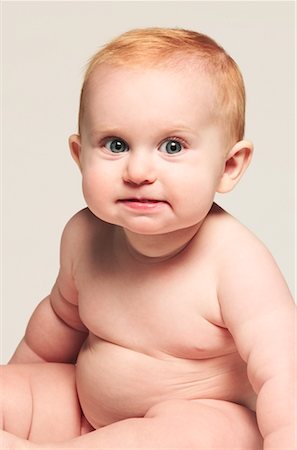 pausbacken - Porträt eines Babys Stockbilder - Lizenzpflichtiges, Bildnummer: 700-00269903