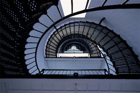 florida lighthouse - Spiral Staircase in St Augustine Lighthouse Stock Photo - Rights-Managed, Code: 700-00262840