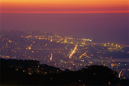 Beirut at Night, Lebanon Foto de stock - Con derechos protegidos, Código: 700-00262881