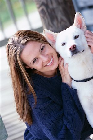 simsearch:700-00095769,k - Woman Hugging Dog Stock Photo - Rights-Managed, Code: 700-00262910