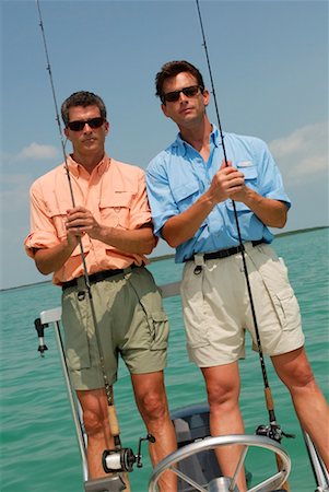 friends fishing on boat - Portrait of Men Fishing Stock Photo - Rights-Managed, Code: 700-00263027