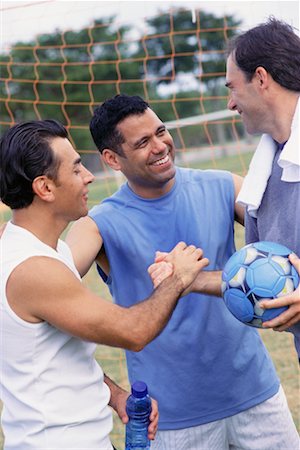 simsearch:700-00328588,k - Soccer Players Shaking Hands Stock Photo - Rights-Managed, Code: 700-00274982