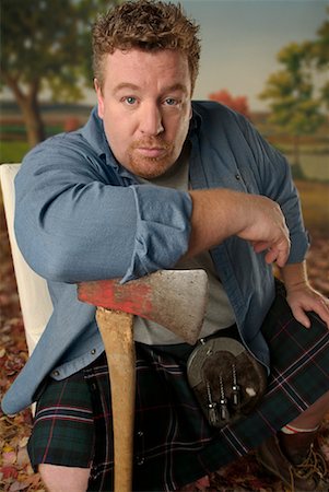 fat man with goatee - Portrait d'un homme Photographie de stock - Rights-Managed, Code: 700-00270224