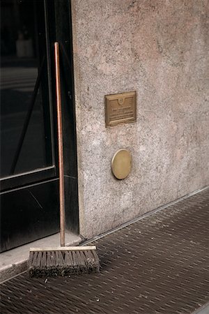 Broom by Doorway Stock Photo - Rights-Managed, Code: 700-00270325