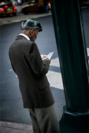 Man on Street Corner Stock Photo - Rights-Managed, Code: 700-00270335