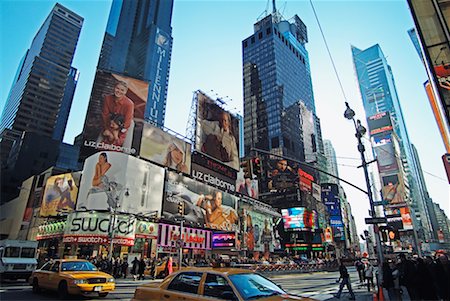 Times Square New York City New York USA Foto de stock - Con derechos protegidos, Código: 700-00284738