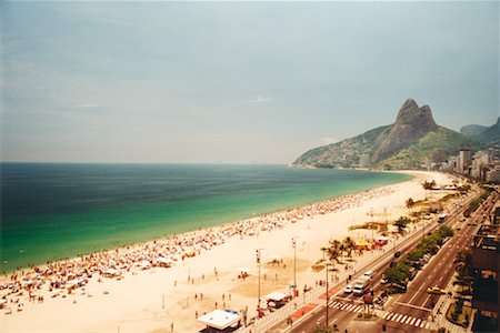 rio de janeiro city ipanema - Ipanema Beach, Rio de Janeiro Brazil Stock Photo - Rights-Managed, Code: 700-00284804
