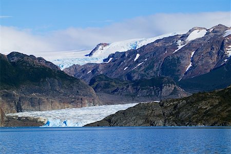 Glacier gris Torres del Paine Parc National Patagonie, Chili Photographie de stock - Rights-Managed, Code: 700-00285141