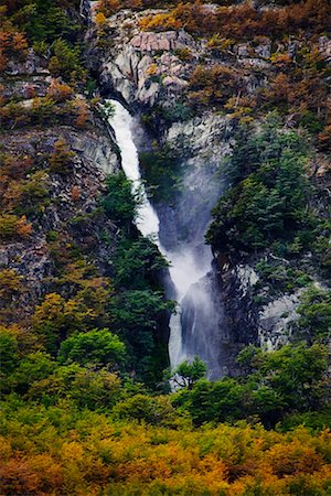 scenic and waterfall chile - Waterfall Stock Photo - Rights-Managed, Code: 700-00285156